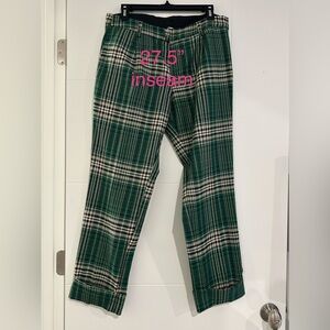 Free People plaid pants